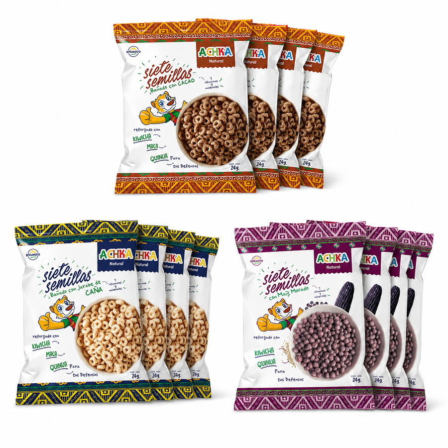 Pack Cereal 7 Semillas – 12 unidades surtidas