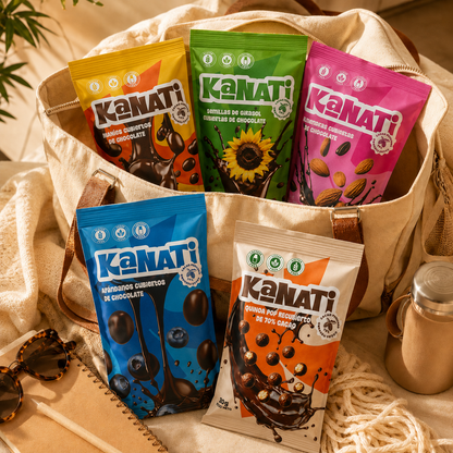 Pack ChocoKanati: 5 Snacks con Chocolate 20 g – foto 2