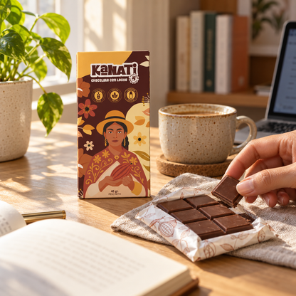 Chocolate con Leche de Almendras 50% Cacao 40 g – foto 2