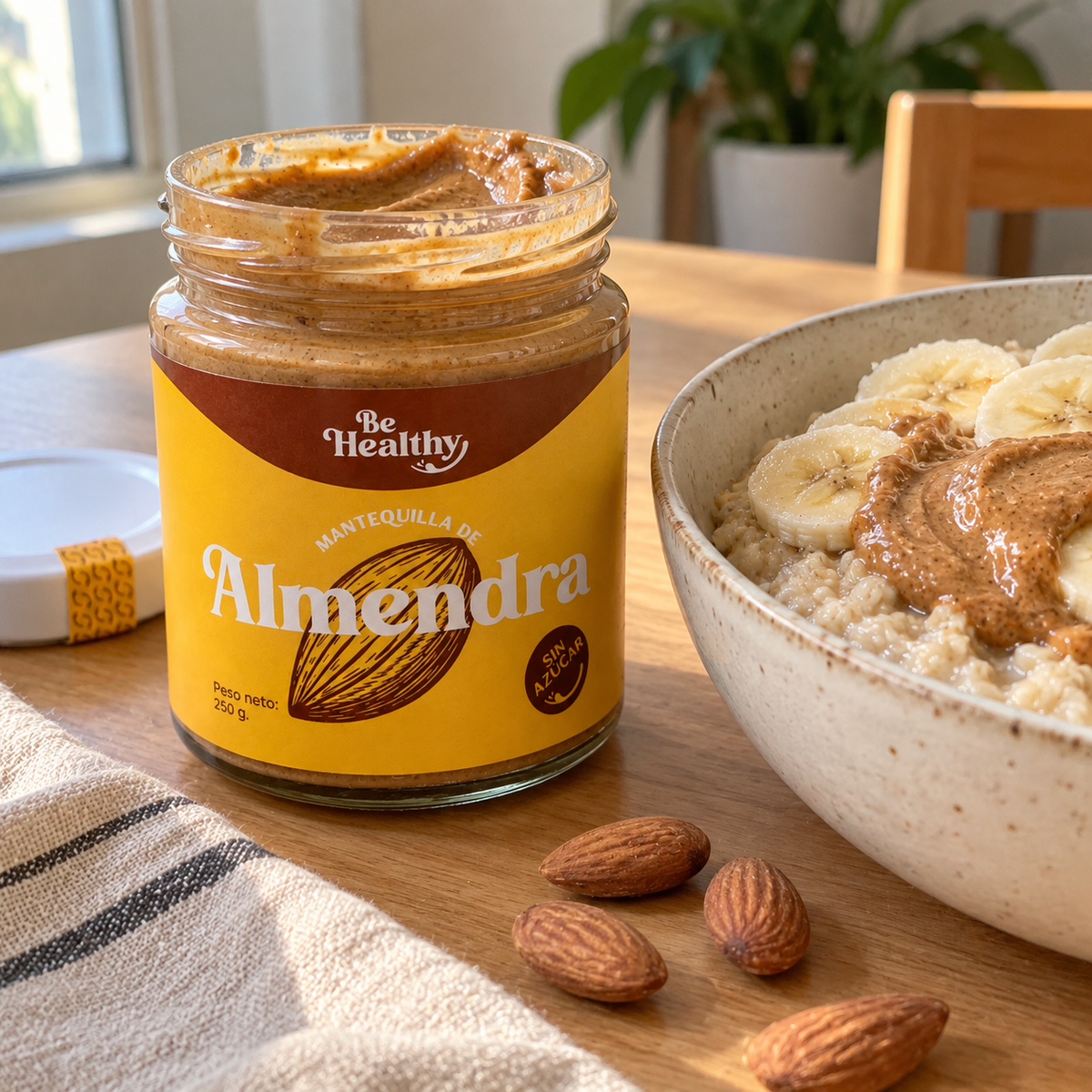 Mantequilla de Almendra 100% sin Azúcar 250 g – foto 2