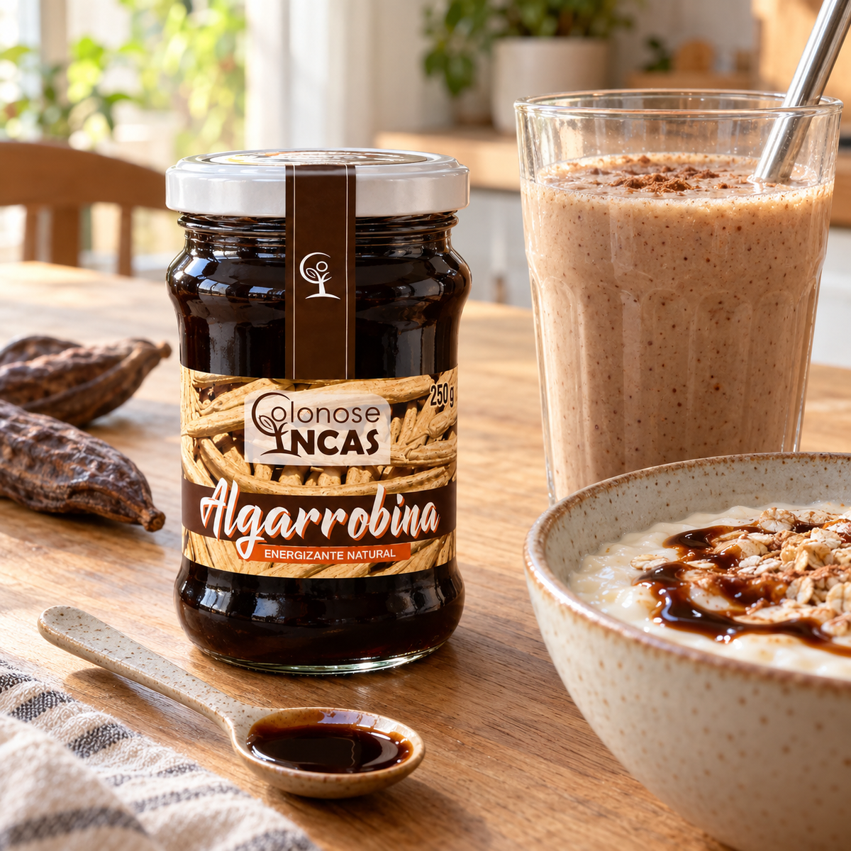 Algarrobina 250 g para Batidos y Postres – Kanati