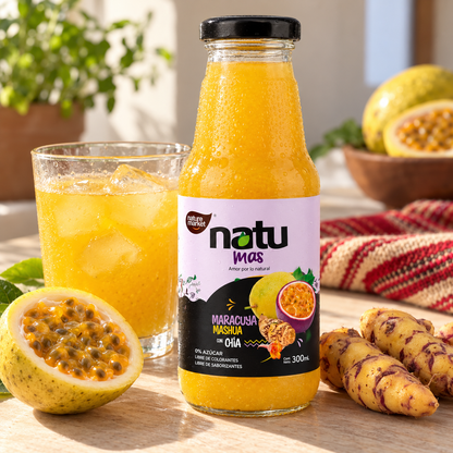 Bebida de maracuyá con mashua y chía 300 ml – foto 2