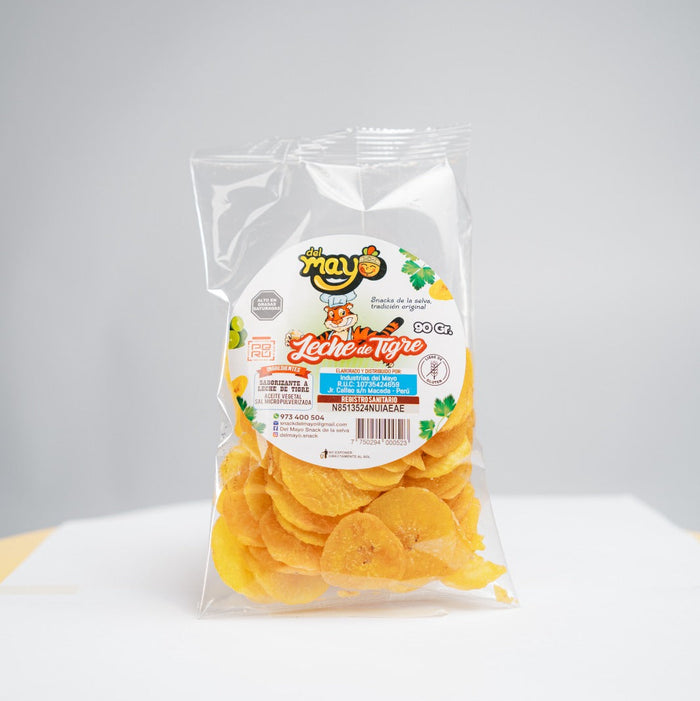 Chifles de Tarapoto Sabor Leche de Tigre – 90 g