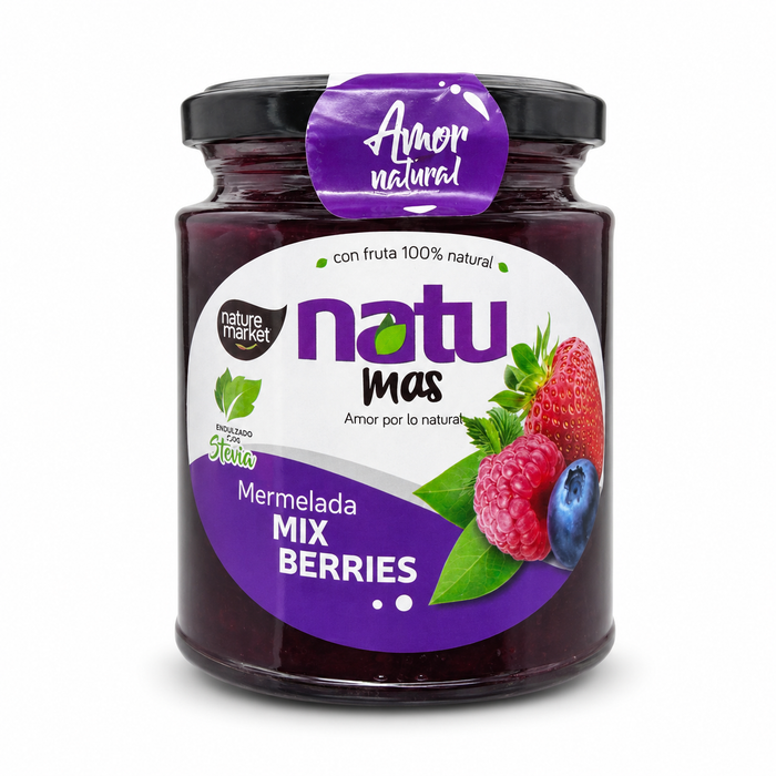 Mermelada Mix Berries con Stevia – 250 g