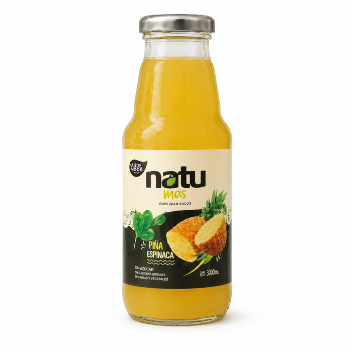 Bebida de Piña con Espinaca – 300 ml