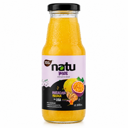 Bebida de maracuyá con mashua y chía 300 ml – Kanati