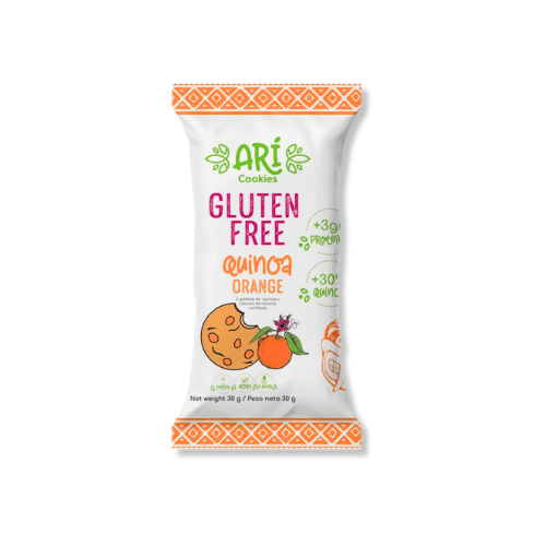 Galleta sin Gluten Quinoa Orange 30 g – Kanati