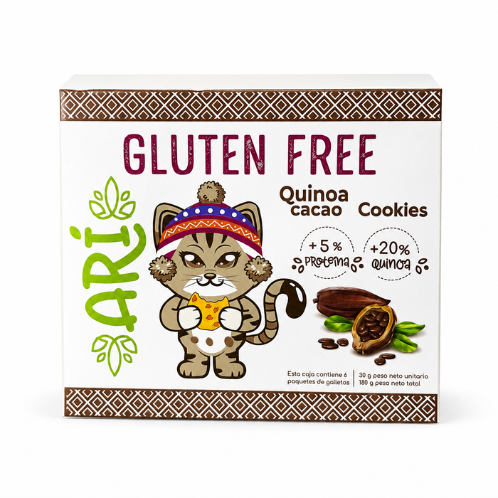 Galleta sin Gluten Quinoa Cacao – SixPack