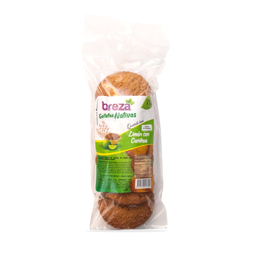 Galletas sin Octógonos 70 g – 9 sabores – Limón con cañihua