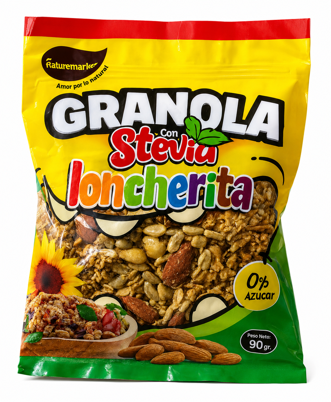 Granola Loncherita 90 g – Con stevia