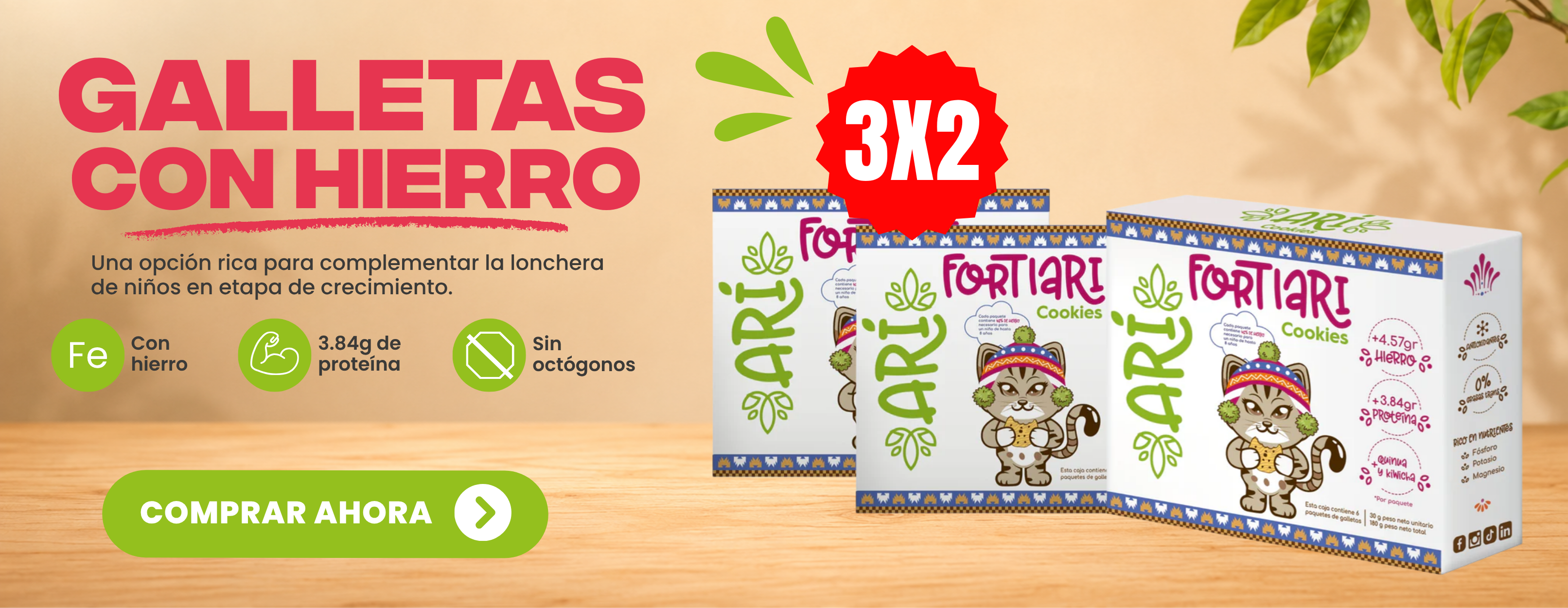 Promoción de snacks saludables Kanati