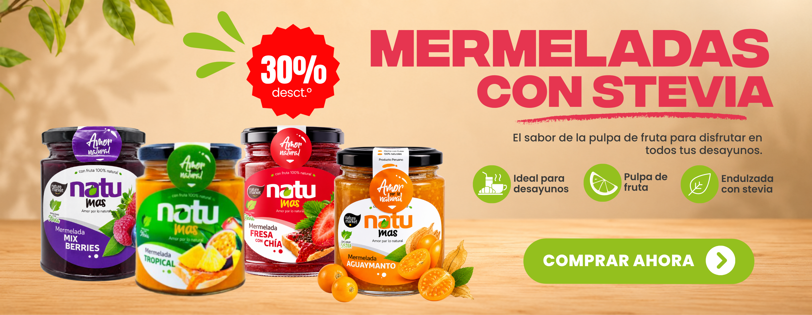Promoción de snacks saludables Kanati
