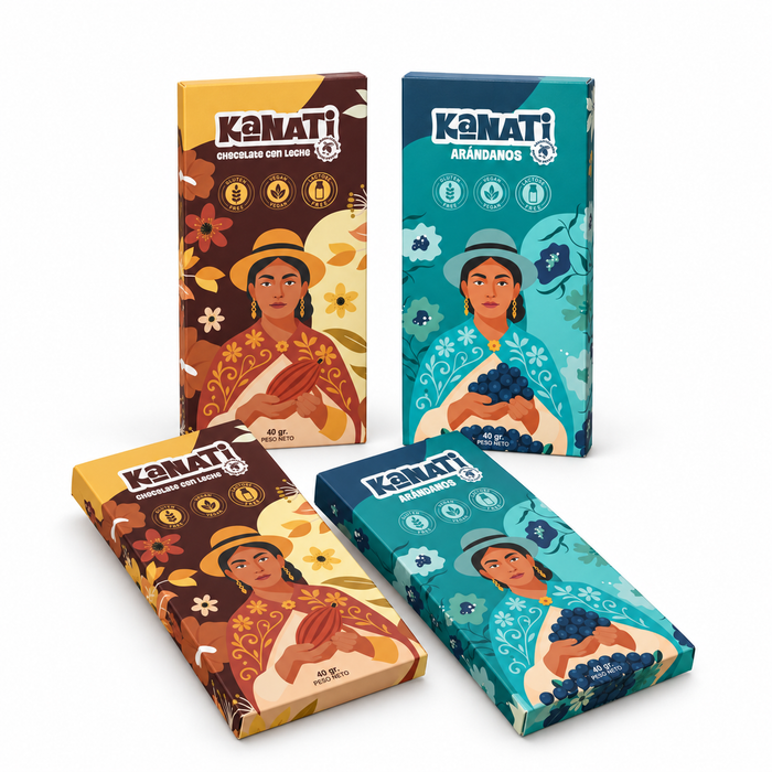 Tabletas de Chocolate Vegano 40 g x4 – Pack Chocolatero
